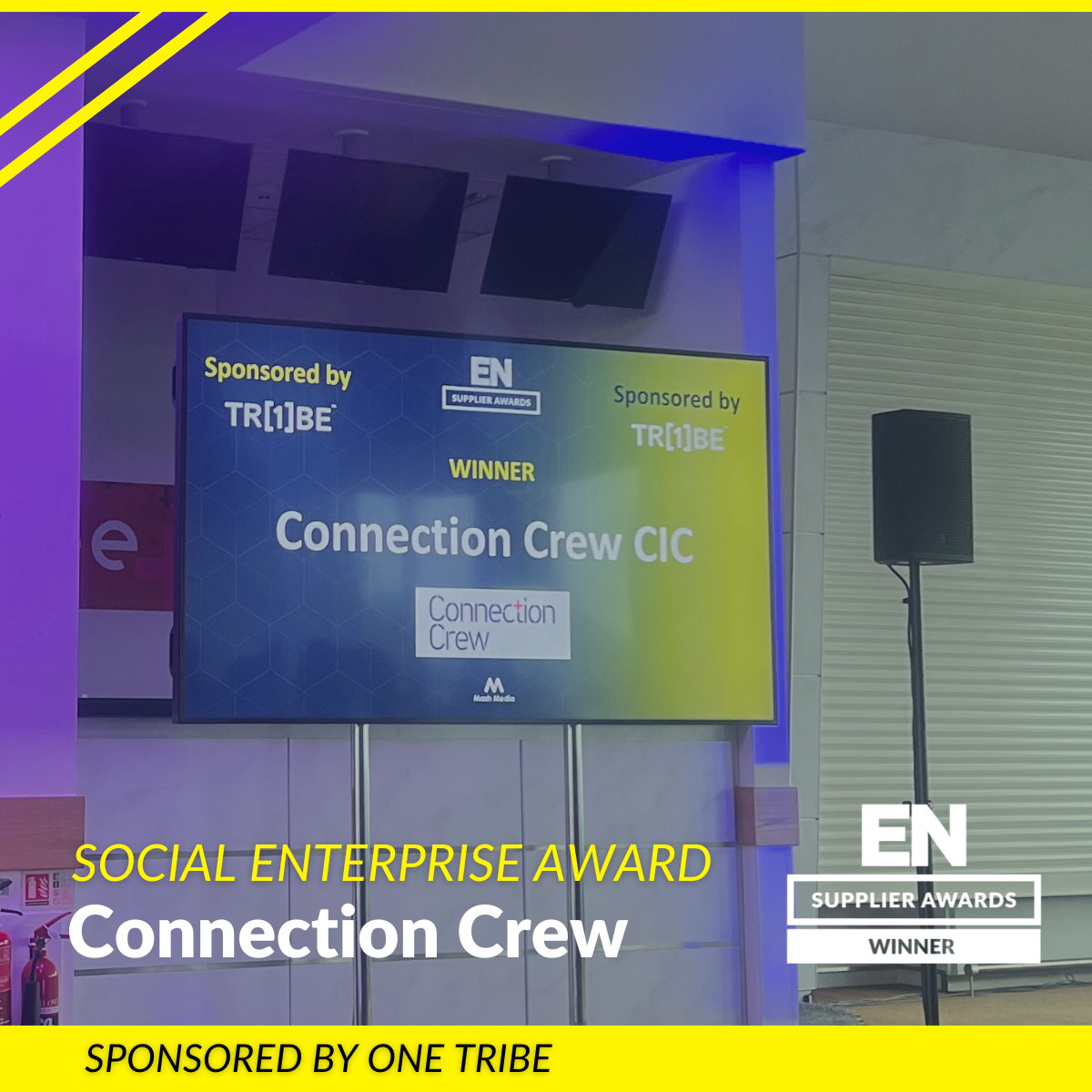 Connection Crew Social Enterprise Winner